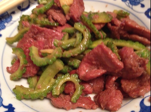 凉瓜炒牛肉