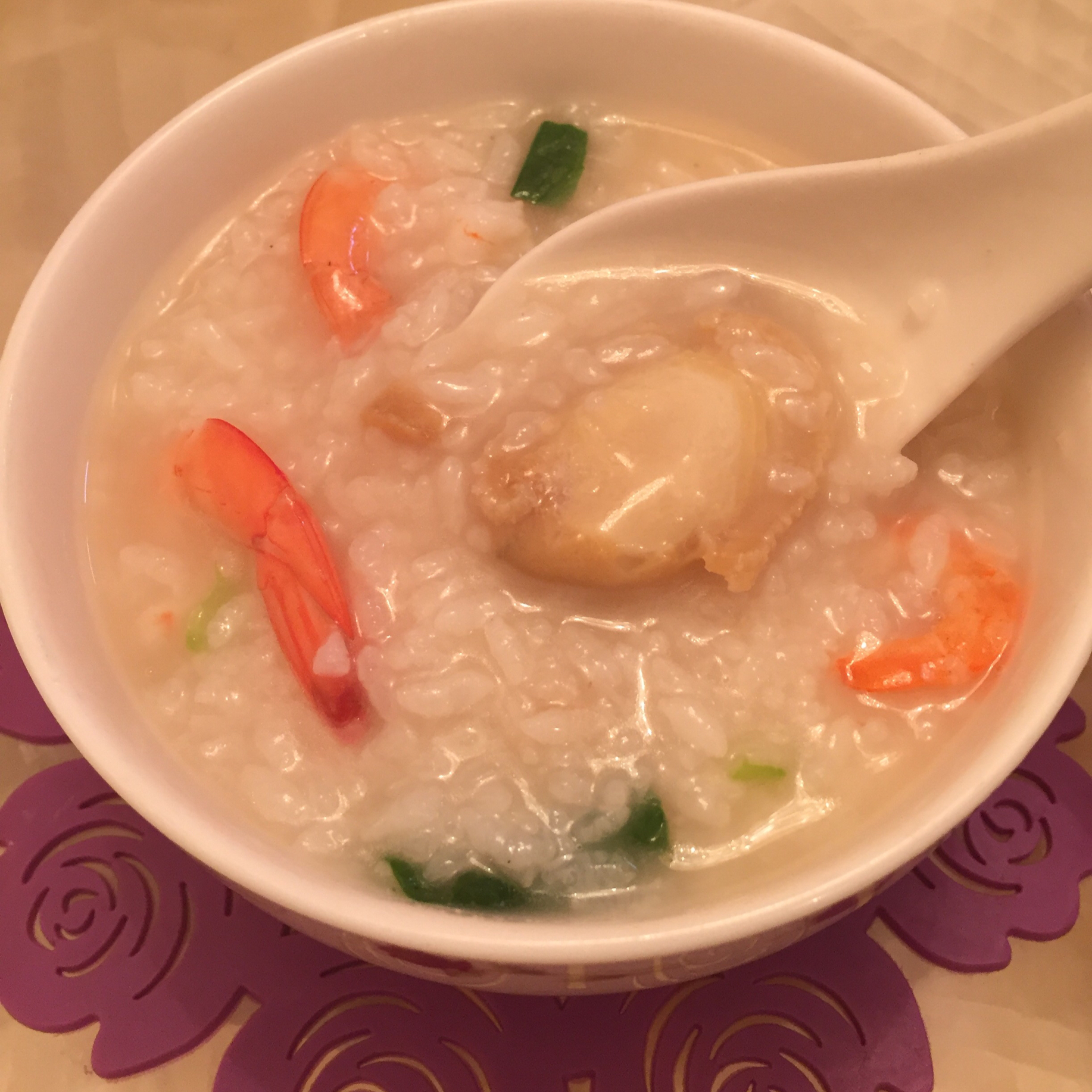 大苹果ann做的鲍鱼粥