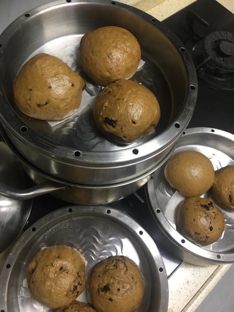 有着面包口感的红糖馒头（一次发酵）