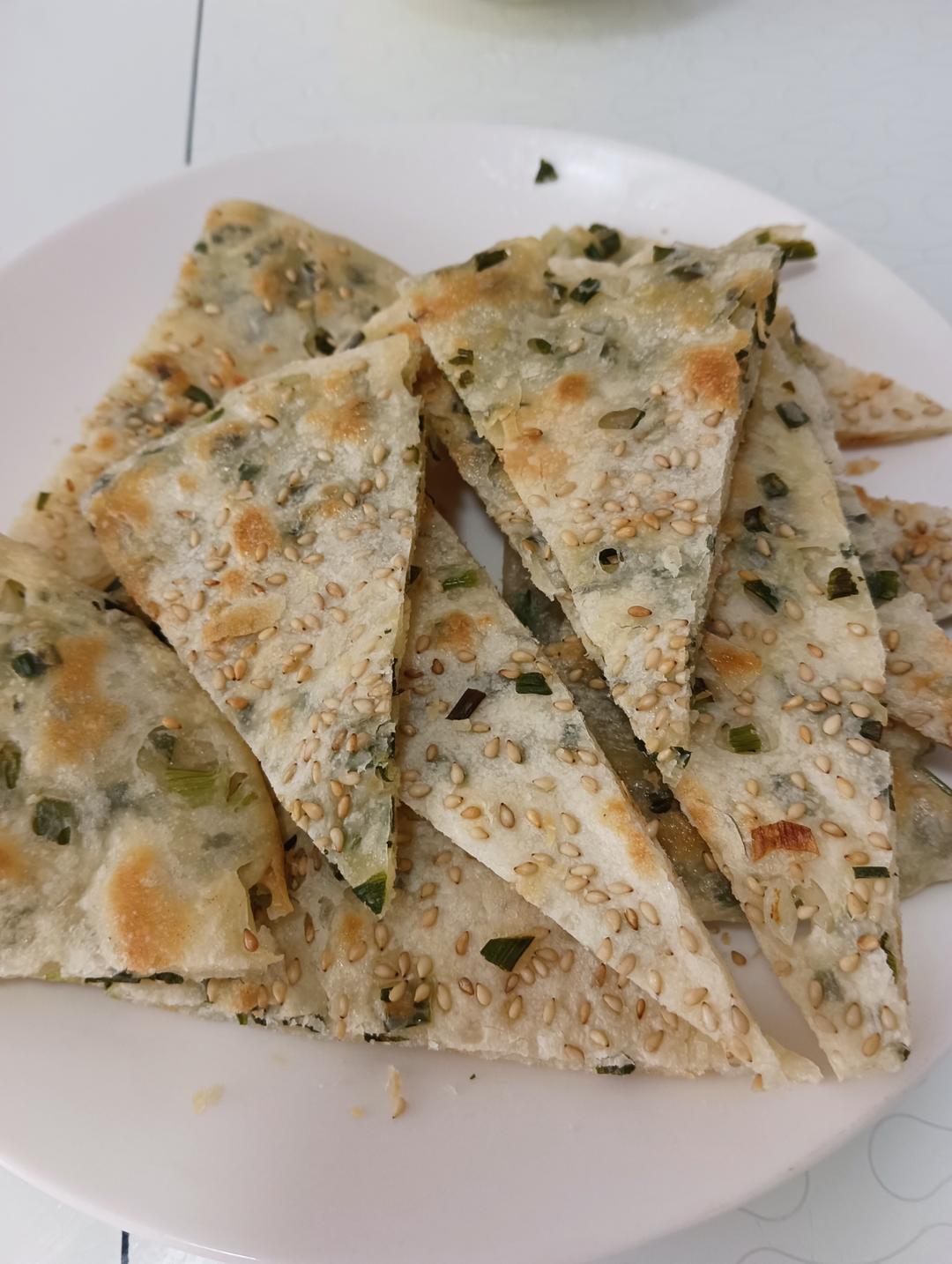 烙一次吃一个月葱油饼/香葱大饼