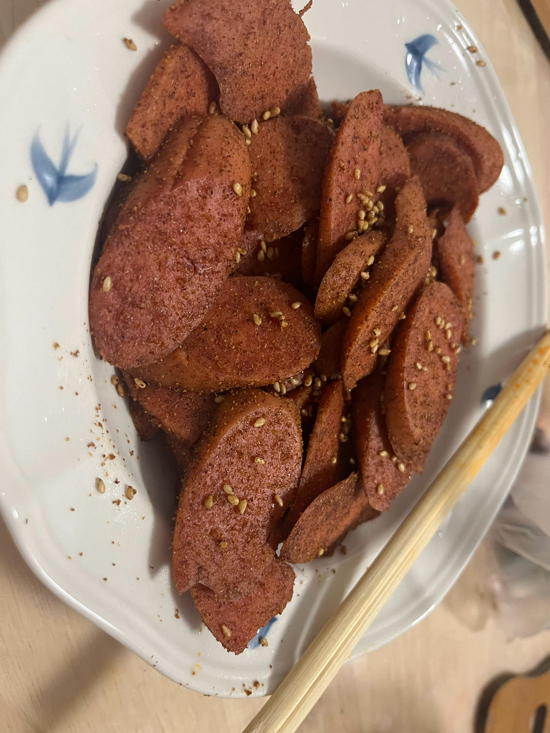 比烤肉还好吃的香辣孜然火腿片❗️大人小孩都爱吃