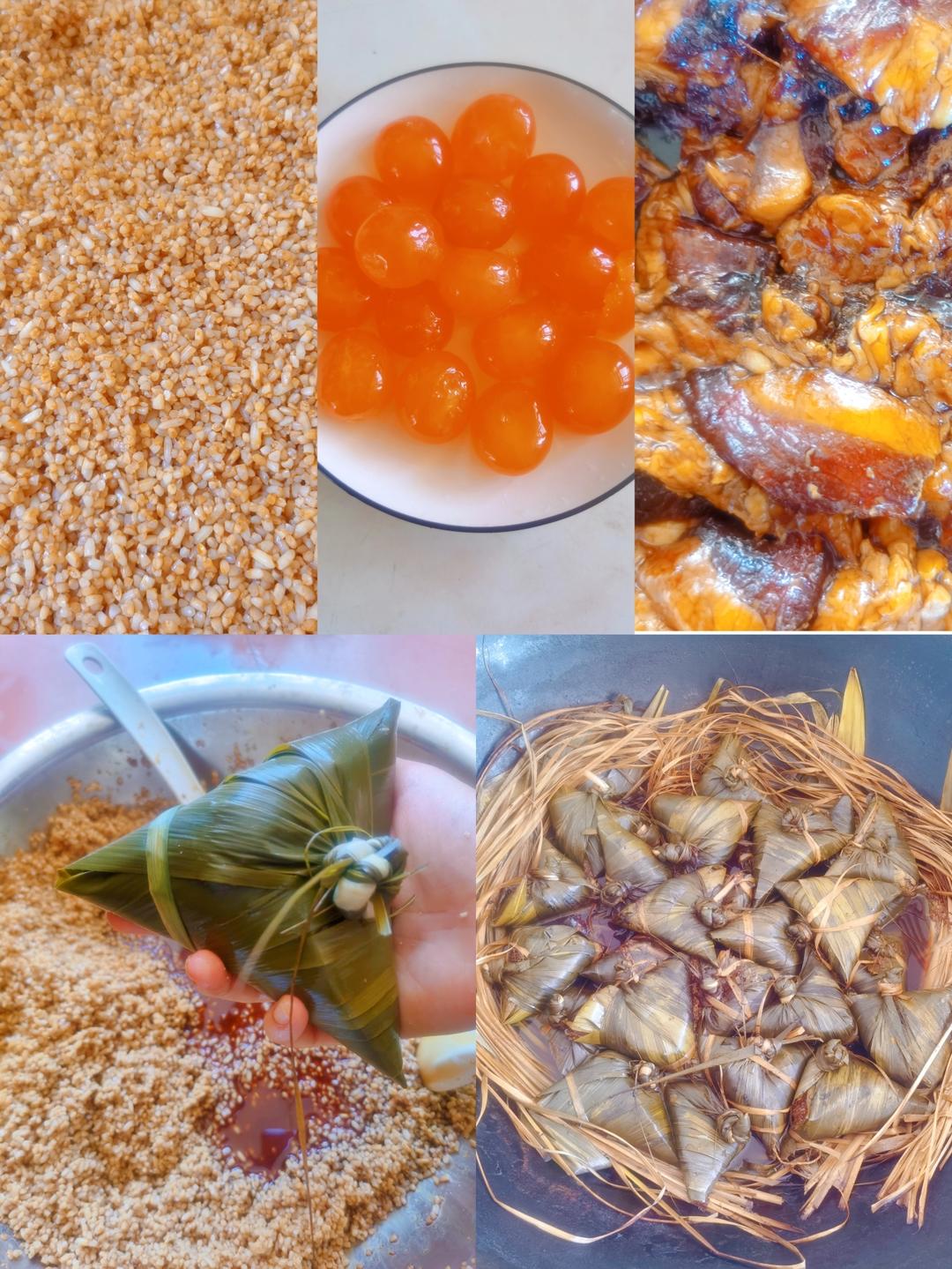 妈咪的♥️私房秘制咸蛋黄肉粽