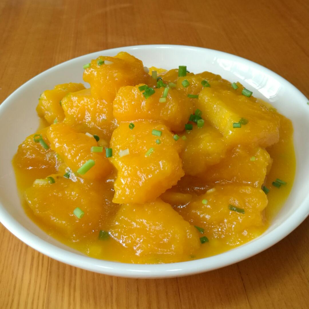 陆黎琼做的葱油南瓜快手菜