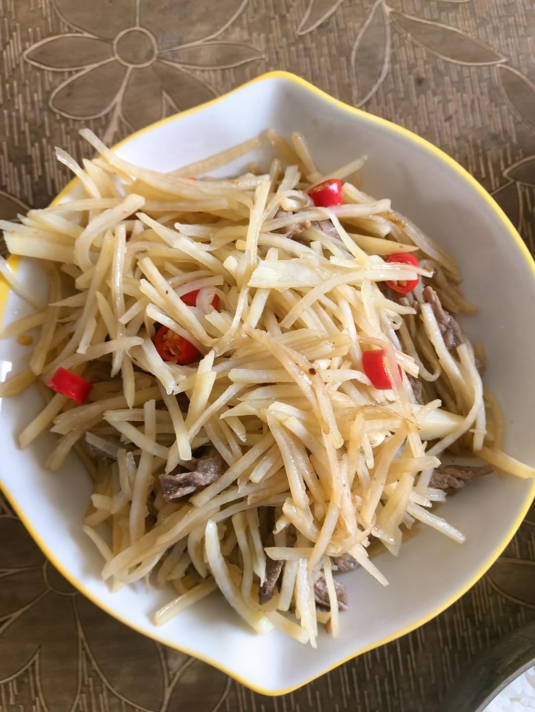 醋溜土豆丝（家庭版小炒）