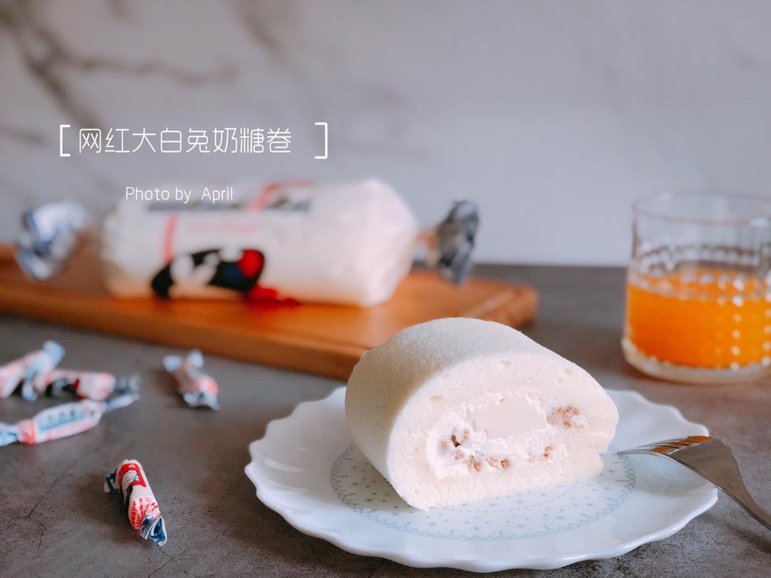 【六一儿童节特辑】| 奶味浓郁网红大白兔奶冻蛋糕卷