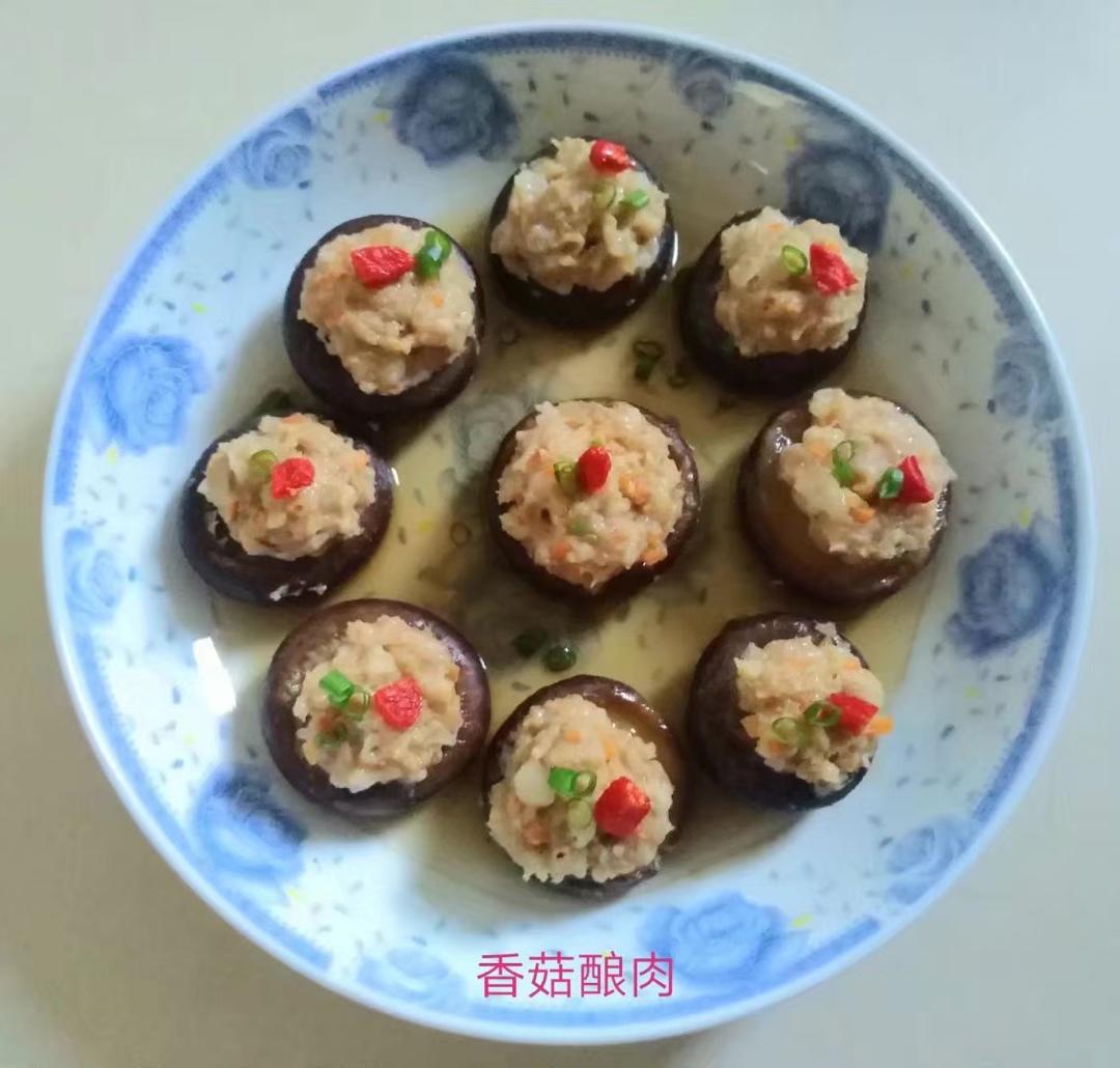 豆腐肉末酿香菇