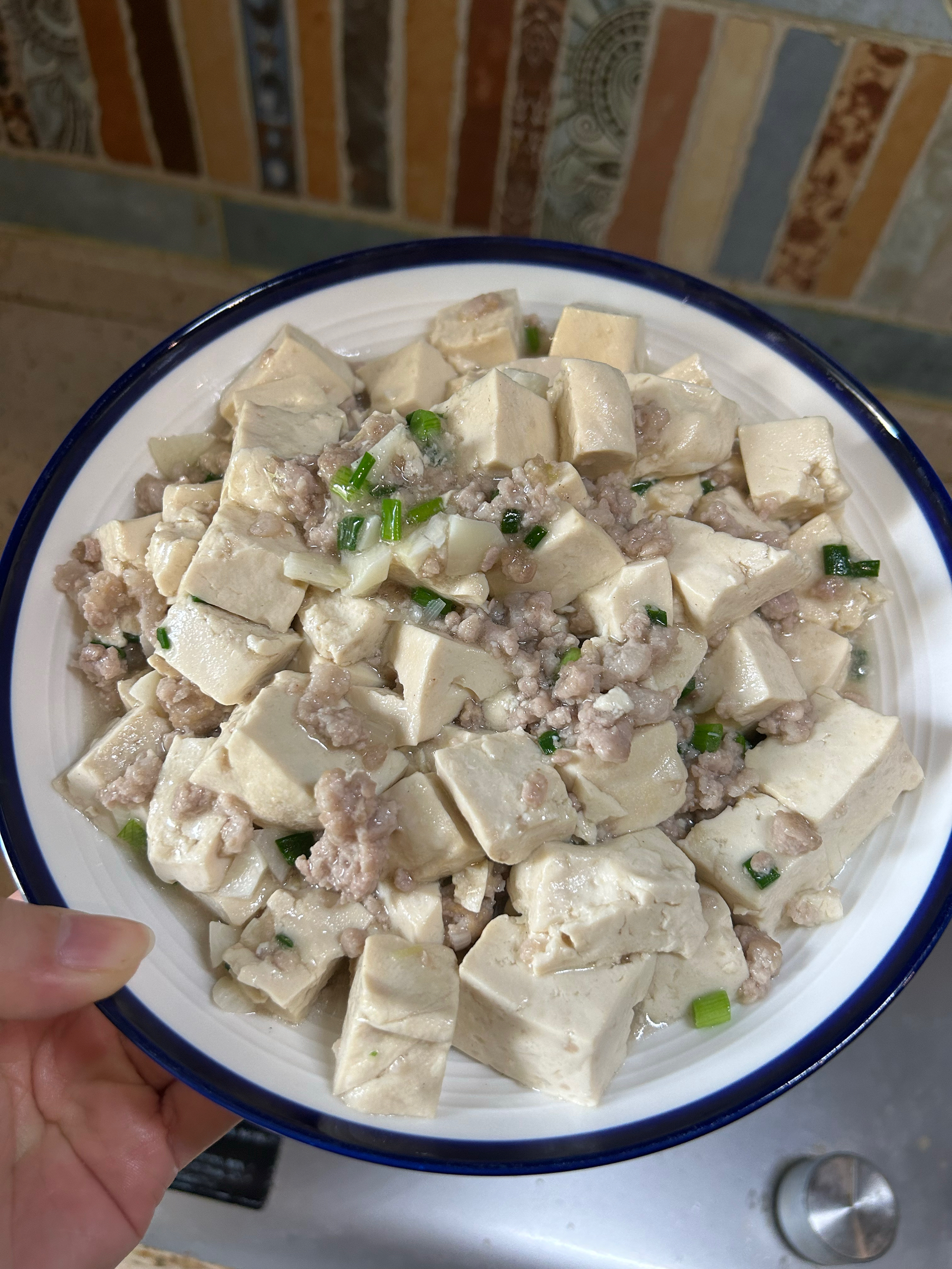 肉沫白油豆腐