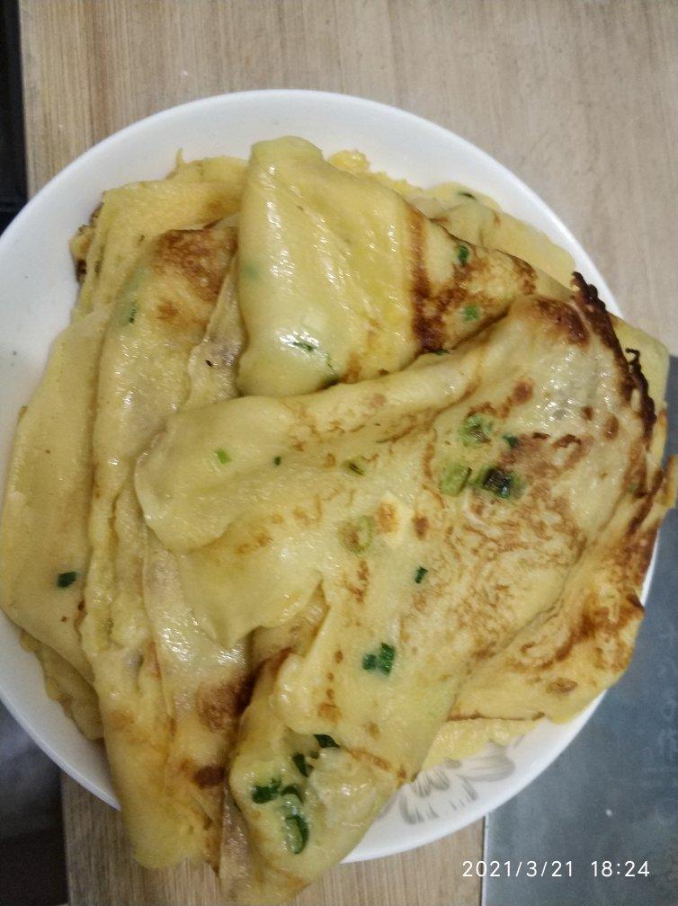 葱花鸡蛋饼