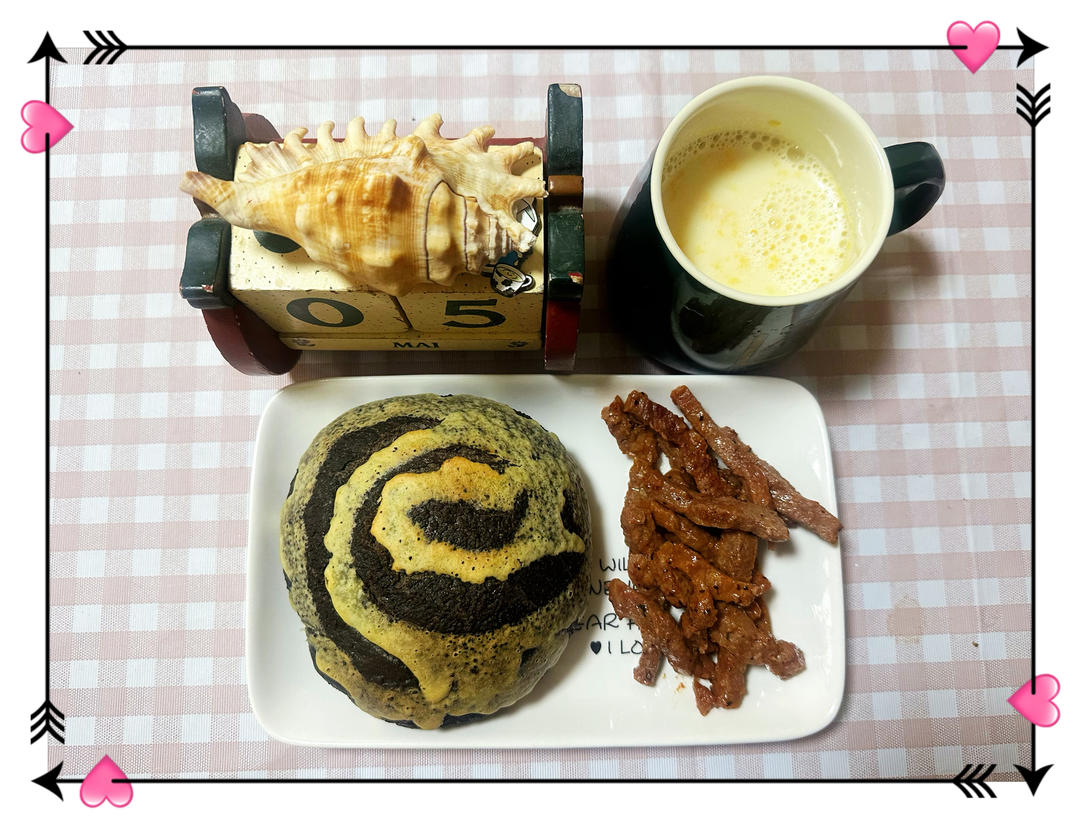 孩子学生上学早餐打卡进行中(第二贴）🍛🥛～