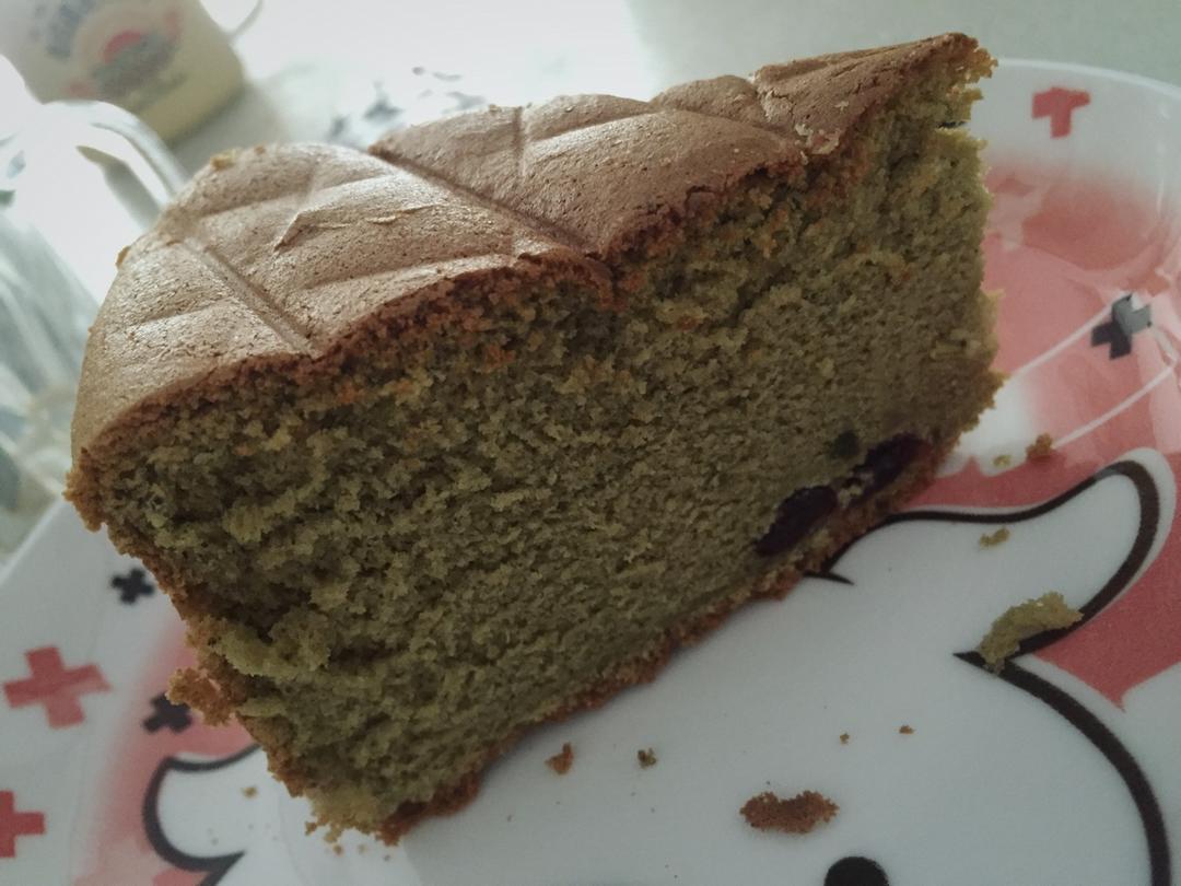 8寸抹茶戚风蛋糕