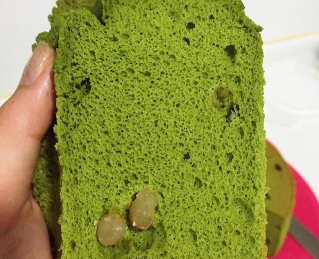 抹茶蜜豆戚风的做法