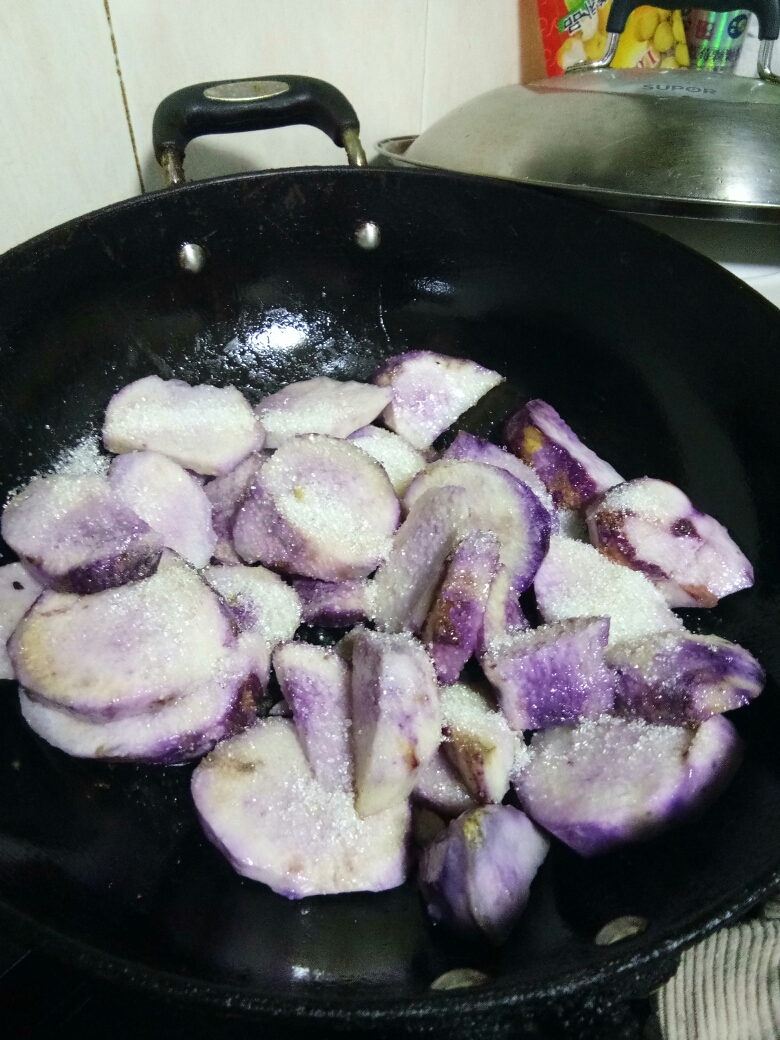 砂糖紫大薯的做法 步骤2