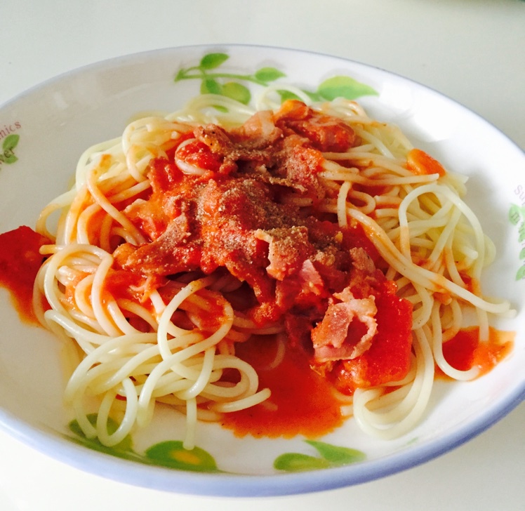 培根番茄意大利面