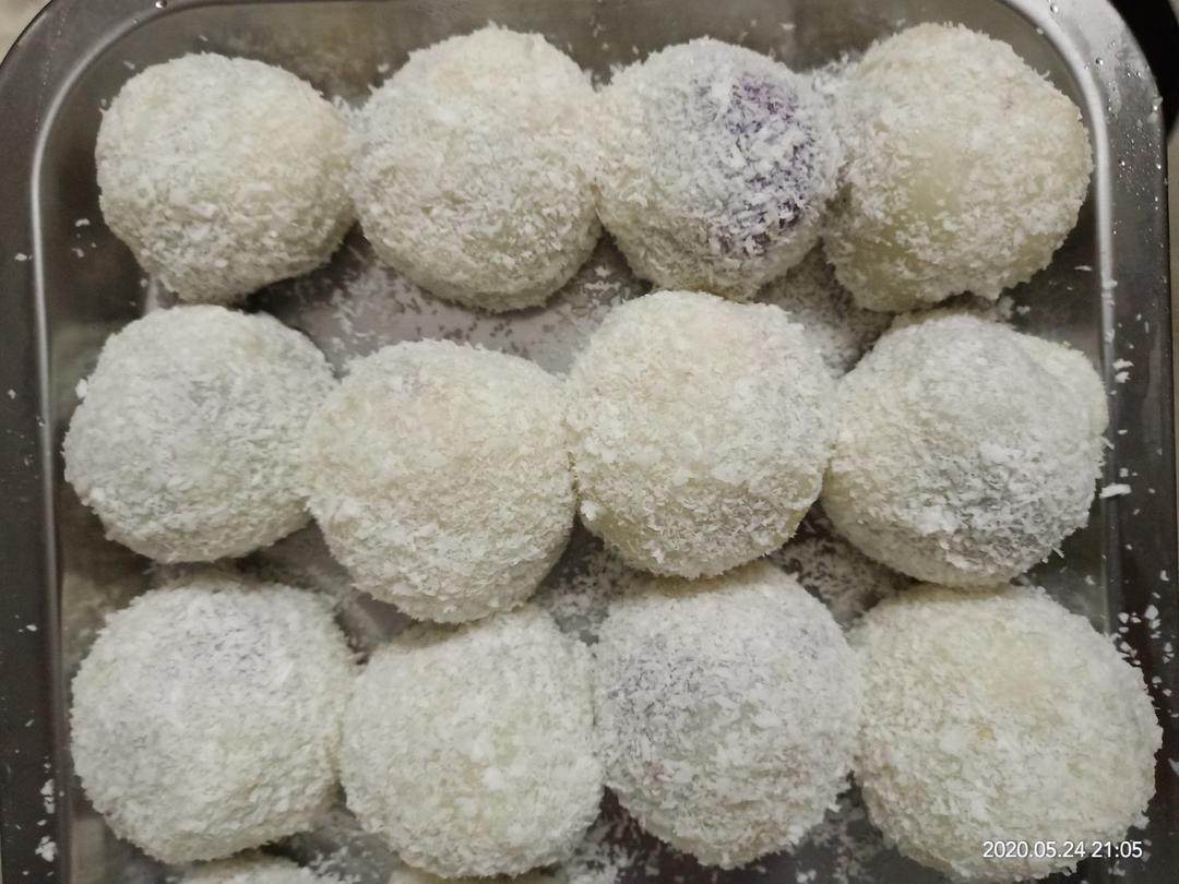 零失败的芒果芋泥糯米糍【低糖无黄油版】