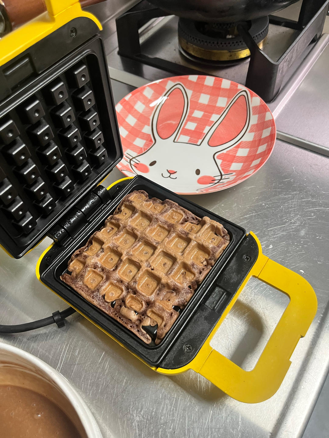巧克力糯米华夫饼（含详细步骤图）