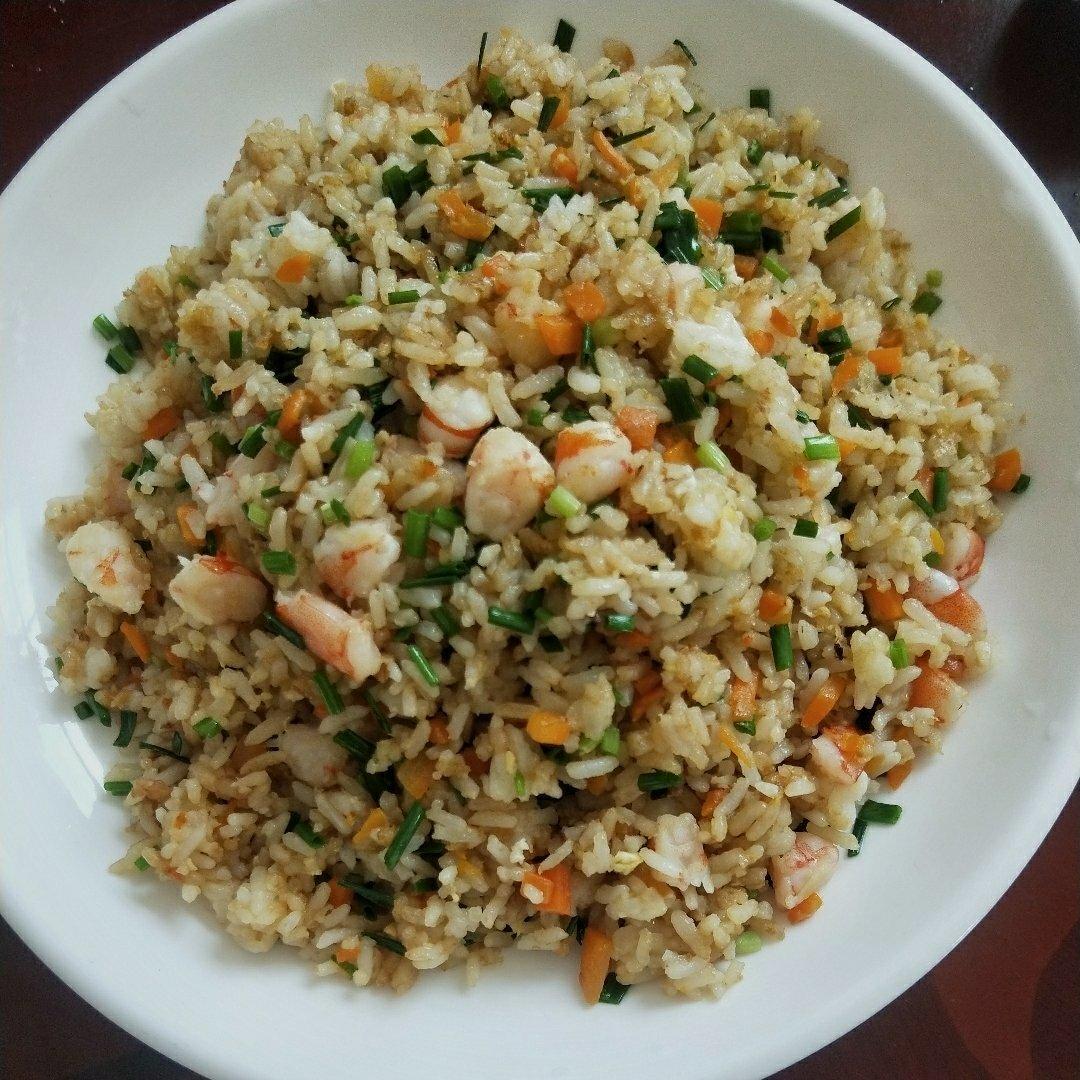 黄金虾仁炒饭