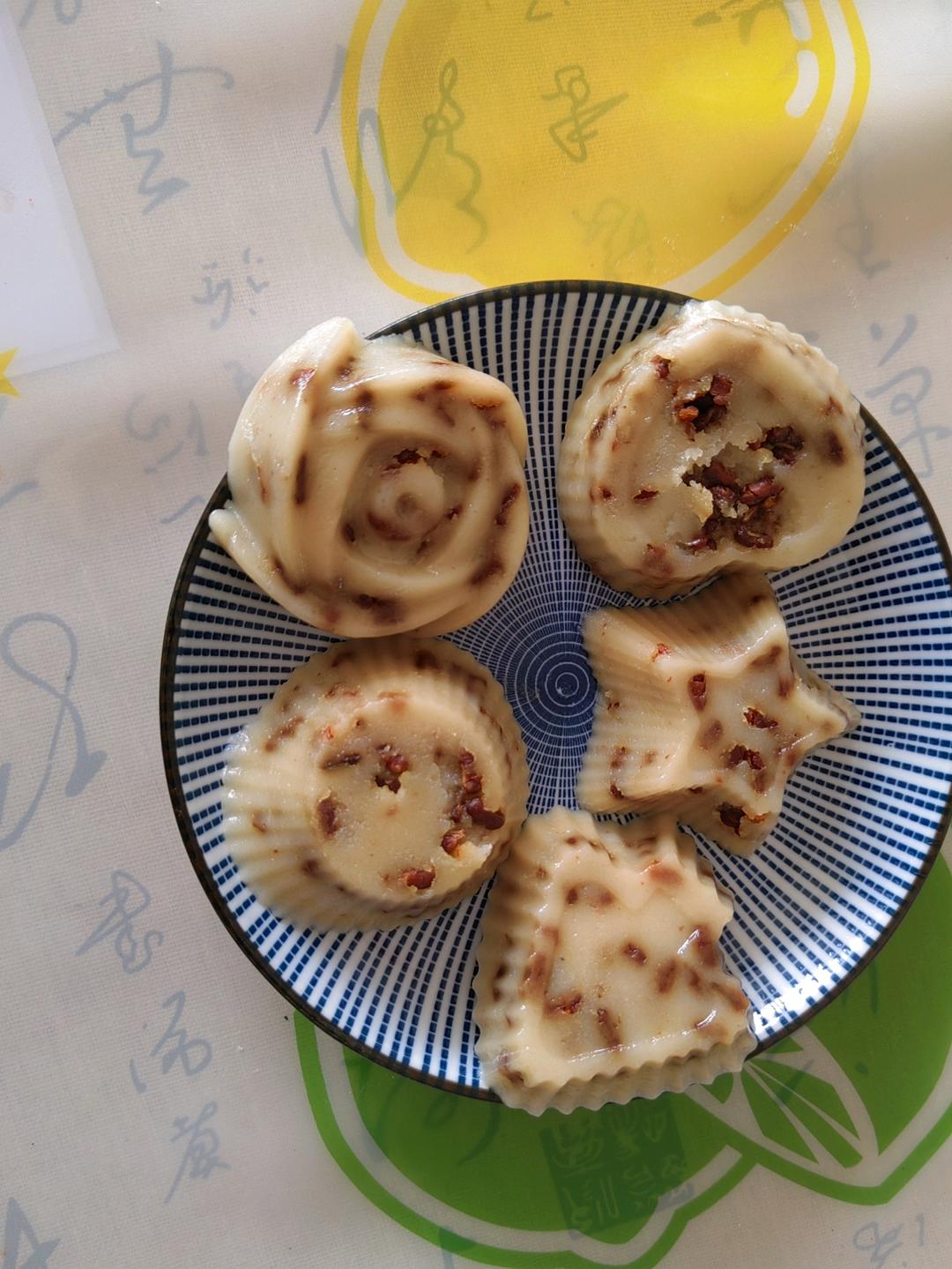 香甜软糯！甜而不腻！一次成功的红豆糯米糕！