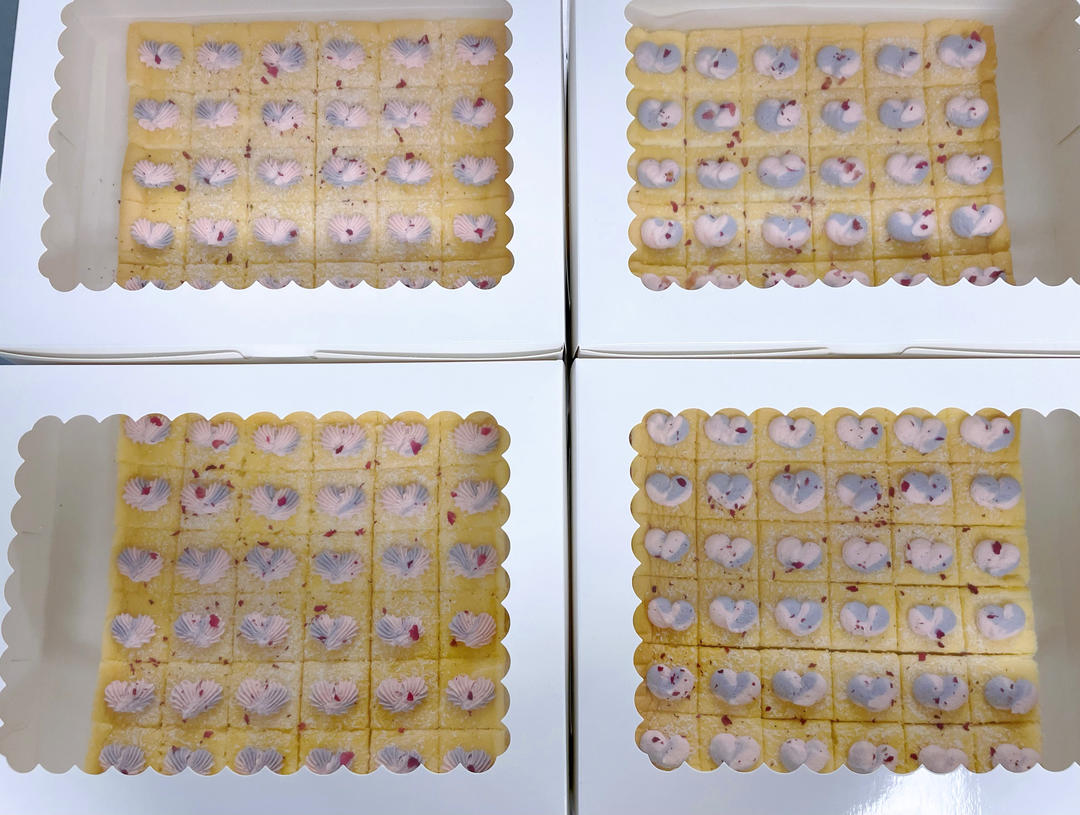 椰香芝士蔓越莓蛋糕   party小甜品的做法 步驟22