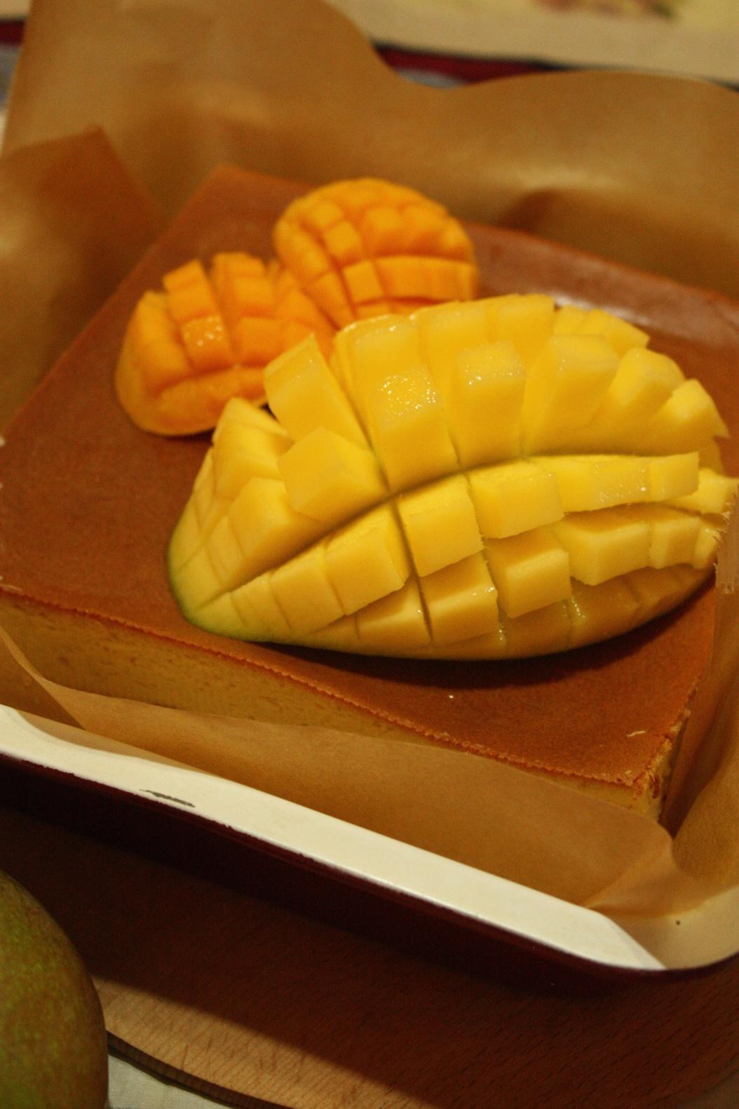 芒果豆腐舒芙蕾芝士蛋糕的做法
