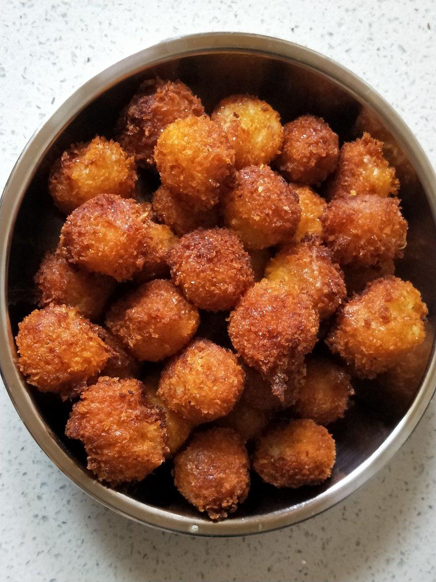 知己丫丫做的炸土豆丸子