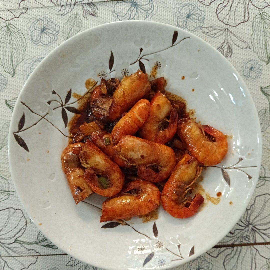 家庭版油焖大虾
