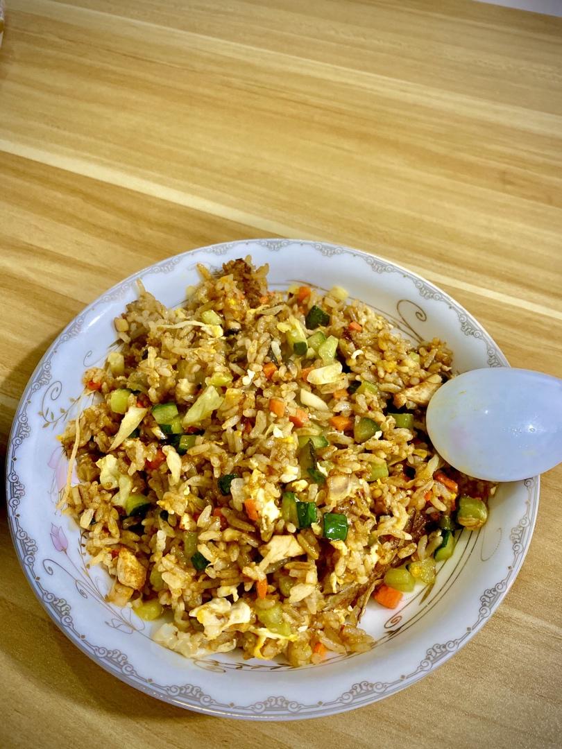 咸鸭蛋炒饭（夜市版呀）