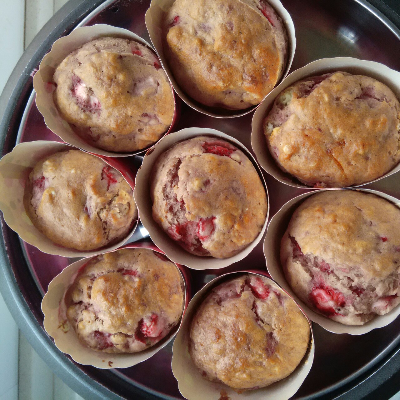 快手香蕉纸杯蛋糕