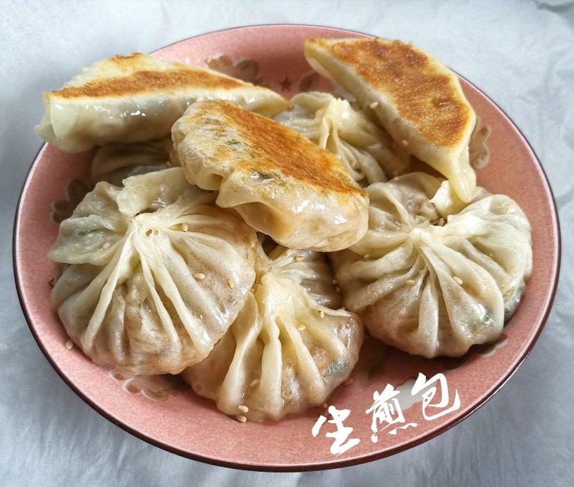 懒人版生煎包，无需揉面发面，皮薄馅大