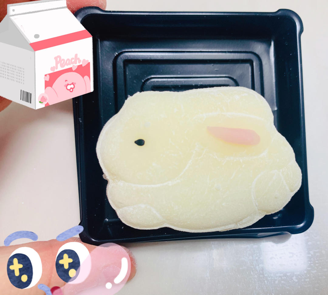 《Tinrry+》萌萌的小白兔冰皮月饼，快手简单，冰凉酸甜超解腻！