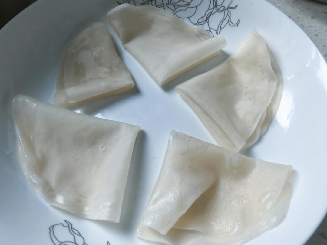 饺子皮做春饼