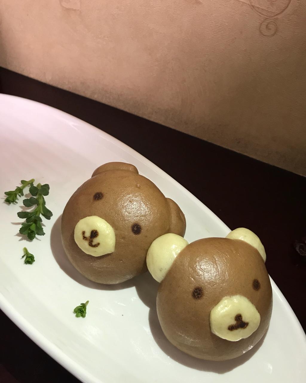 露桑做的小熊包子