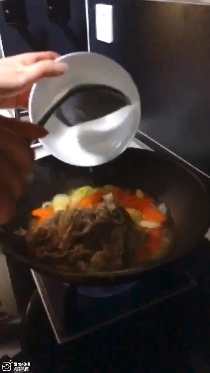 大葱炒肥牛