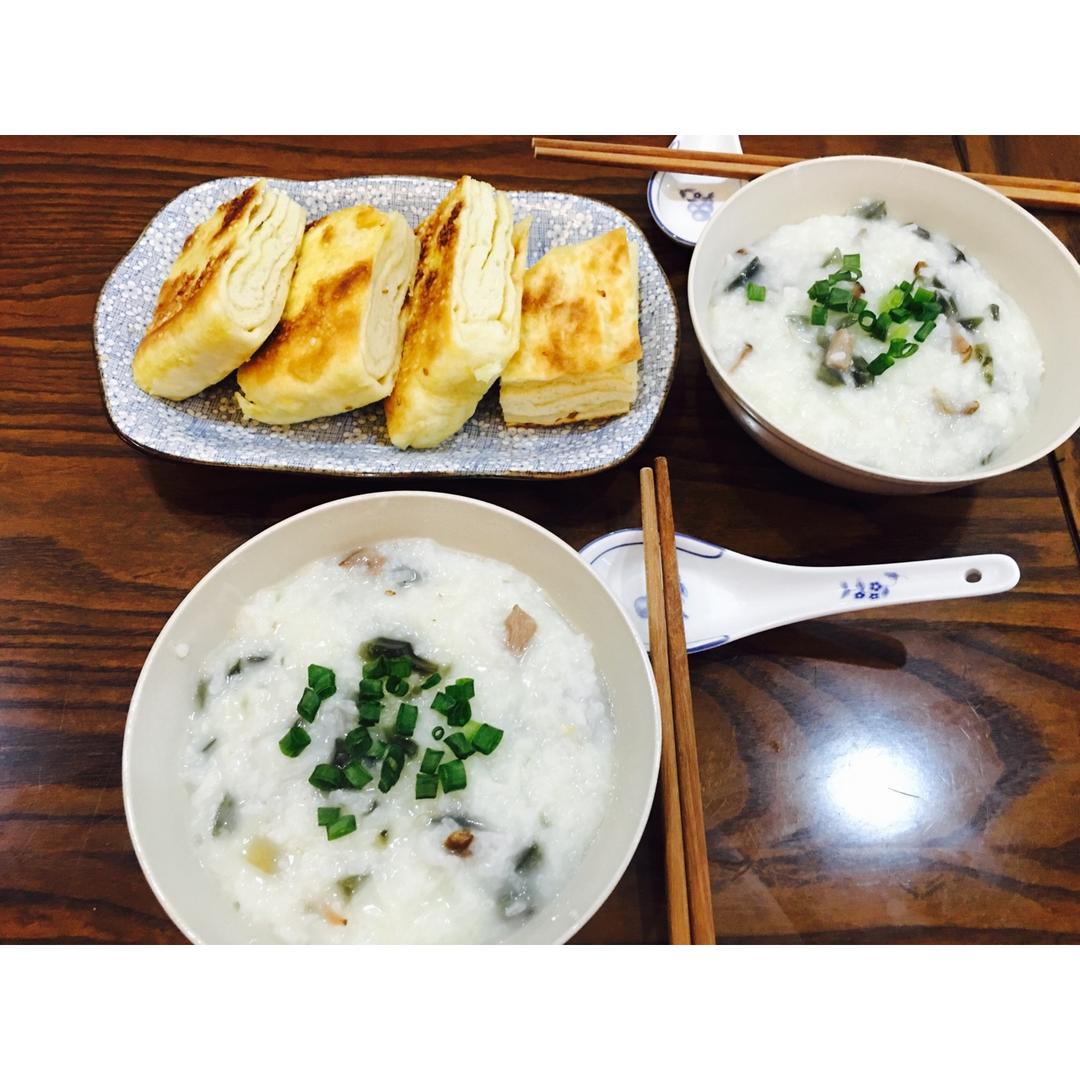 十五分钟快手之香滑皮蛋瘦肉粥(附五分钟电饭煲电压力锅更快捷方法)