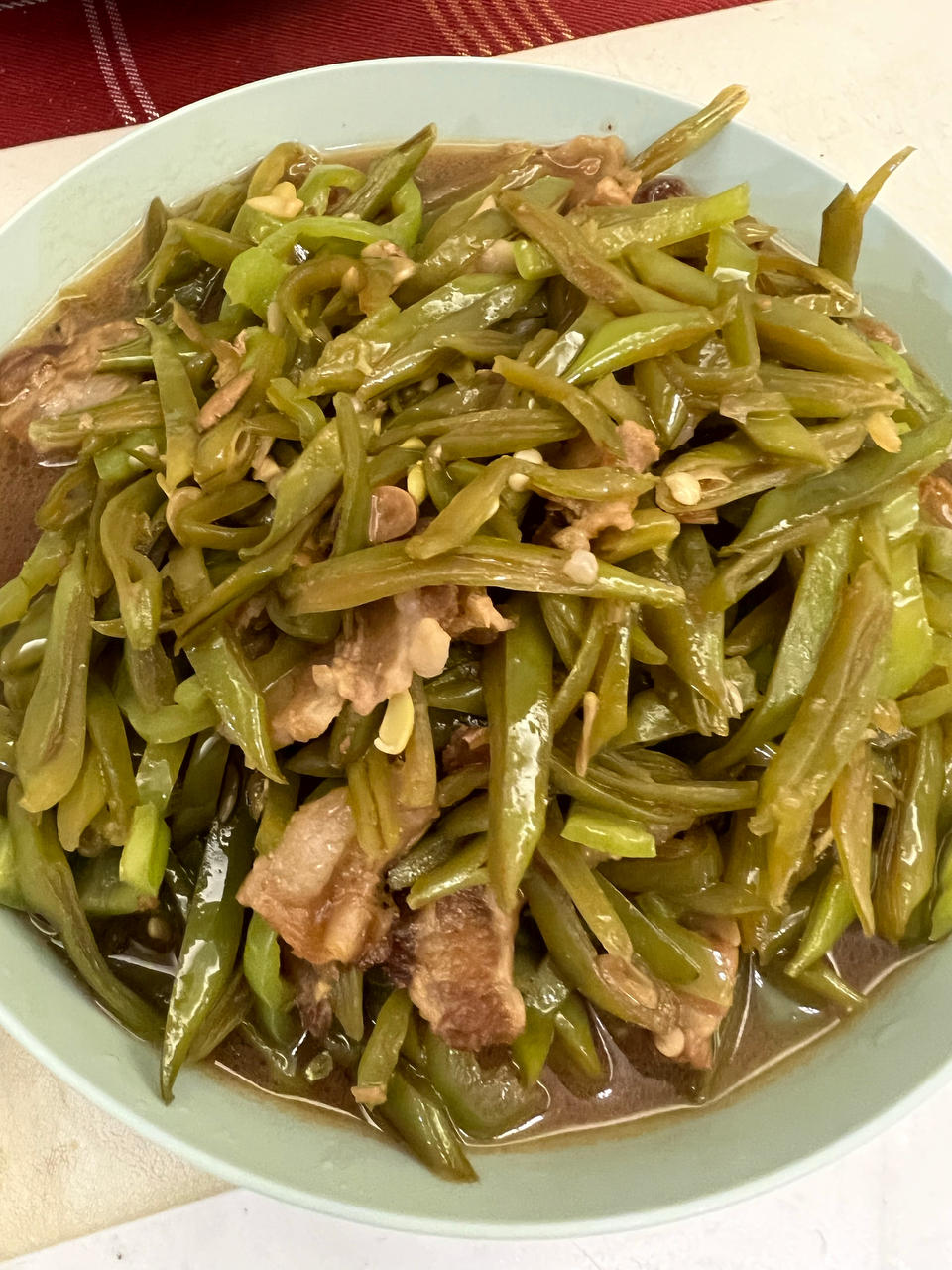 扁豆这样炒好吃