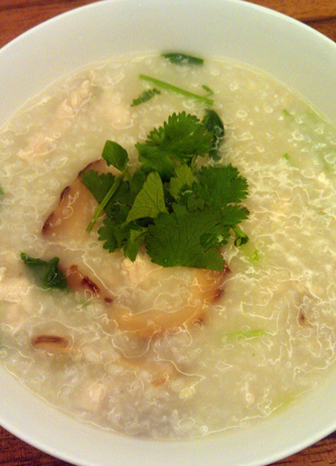 香菇鸡肉粥