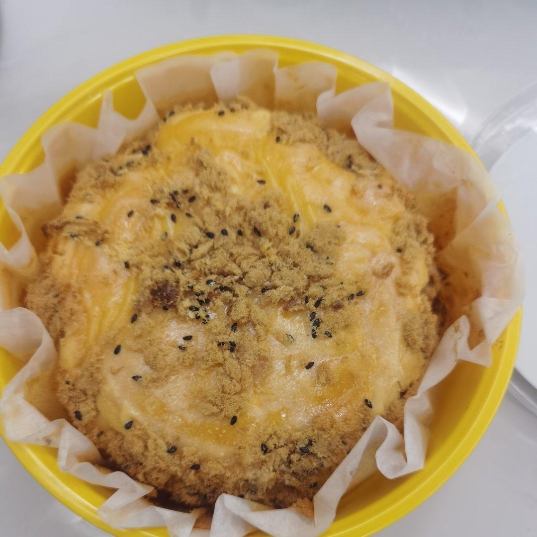 戚风蛋糕升级版，只要多做2步就能吃到岩烧乳酪蛋糕，太好吃了‼️