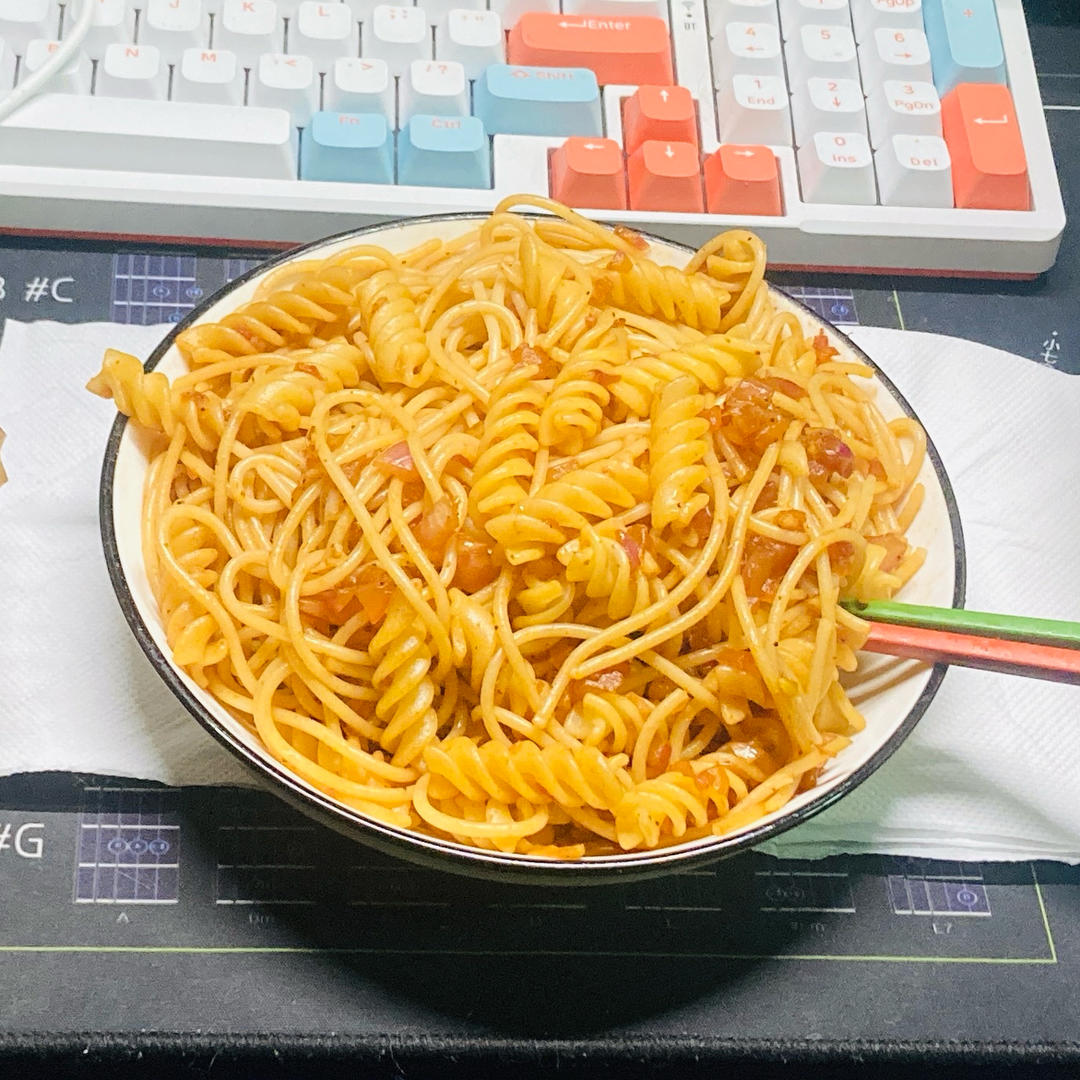 简单快手的黑椒意面