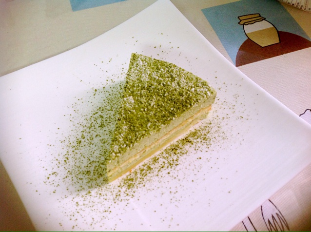 抹茶双享慕斯