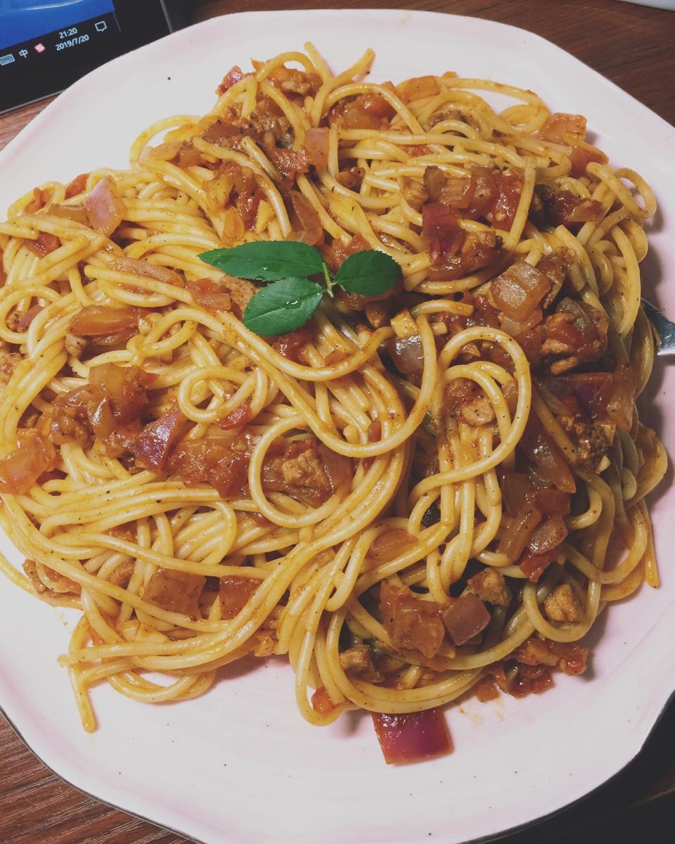 【番茄肉酱意面】