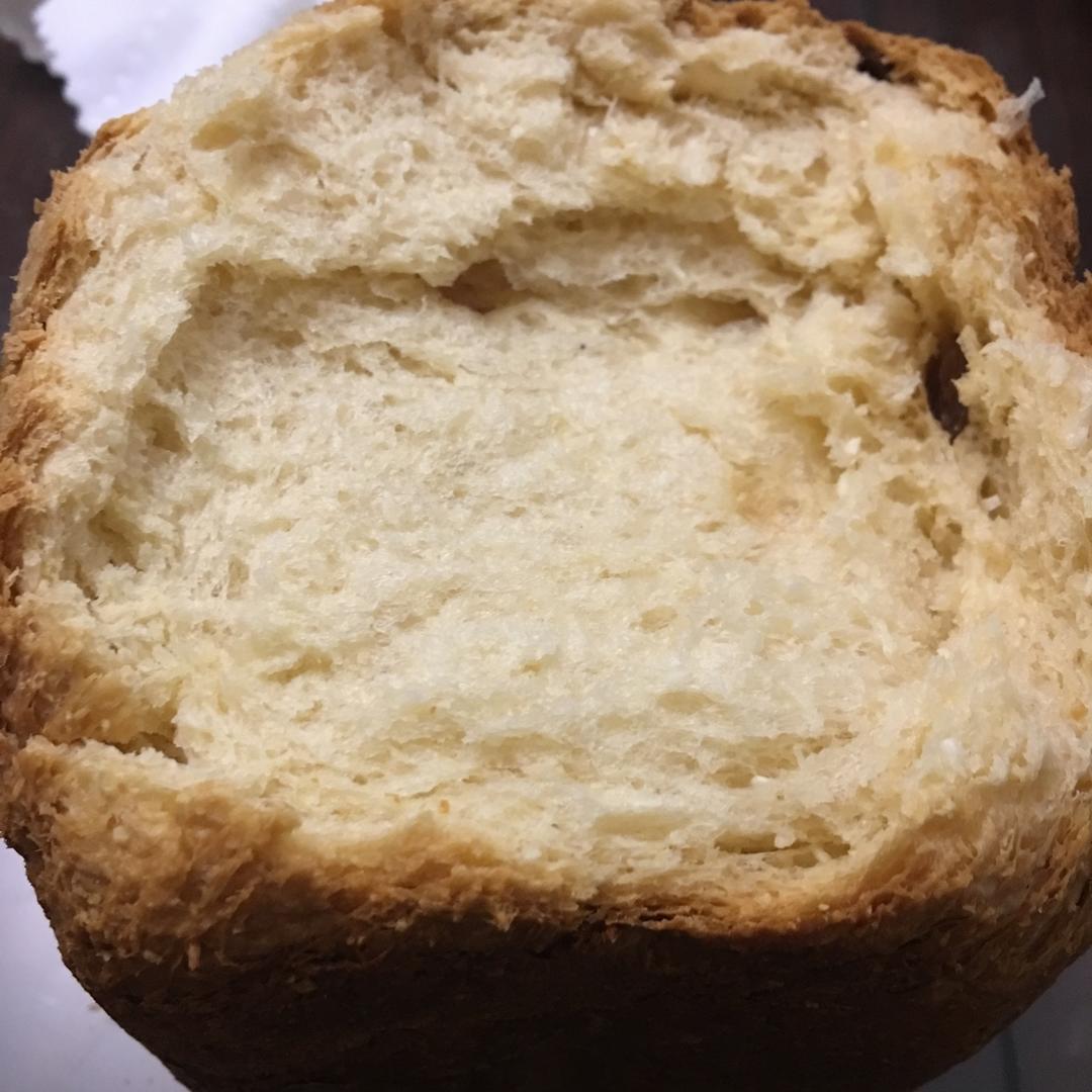 爱学习的好好好孩子做的超级好吃的原味面包(面包机版)