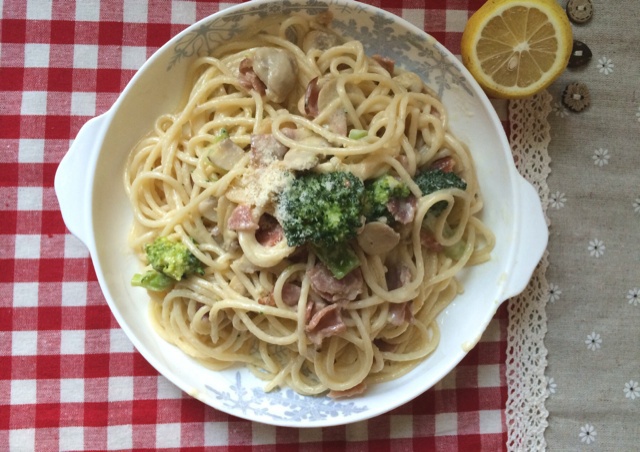 奶油培根意大利面（spaghetti）