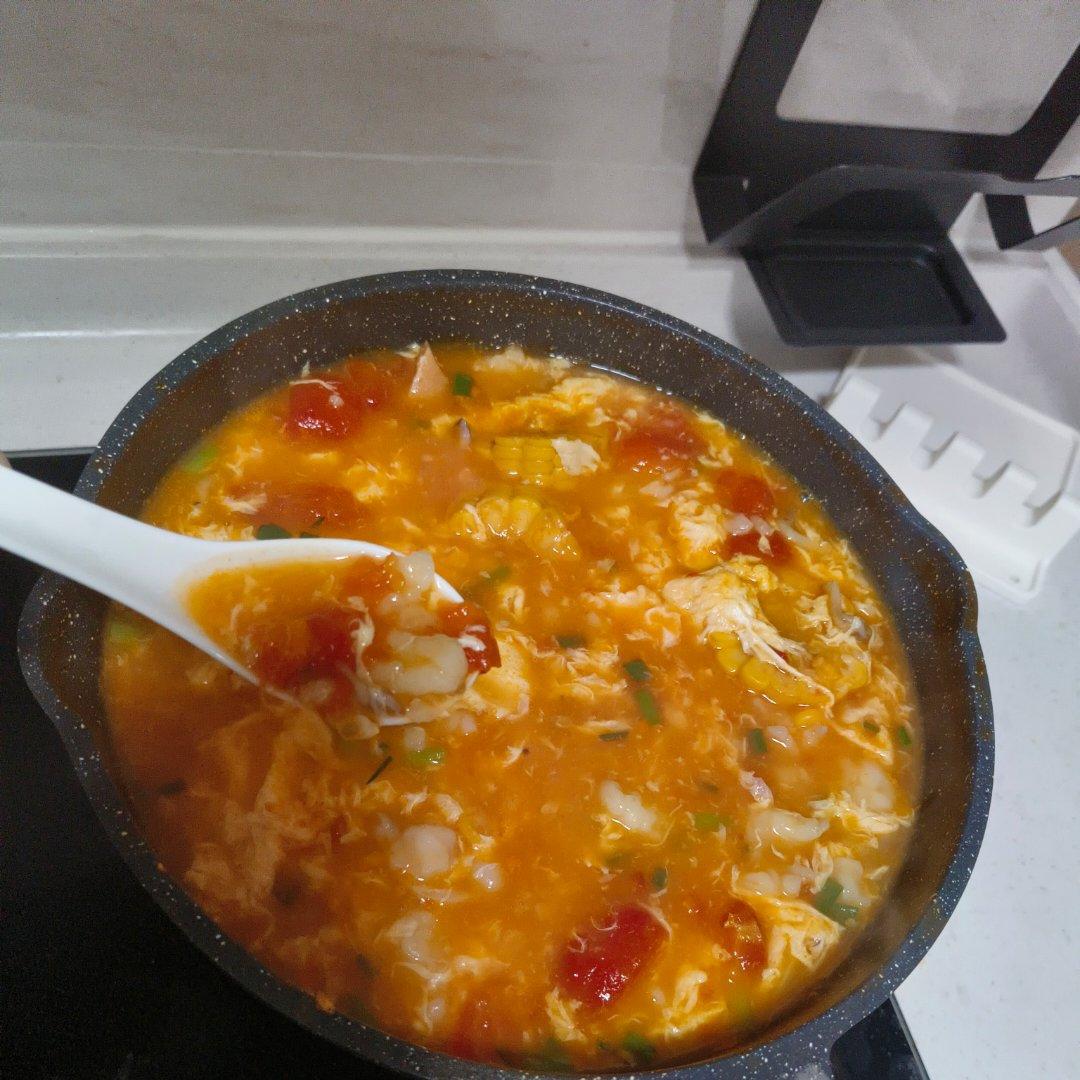 🍅疙瘩汤（附疙瘩不成坨方法）