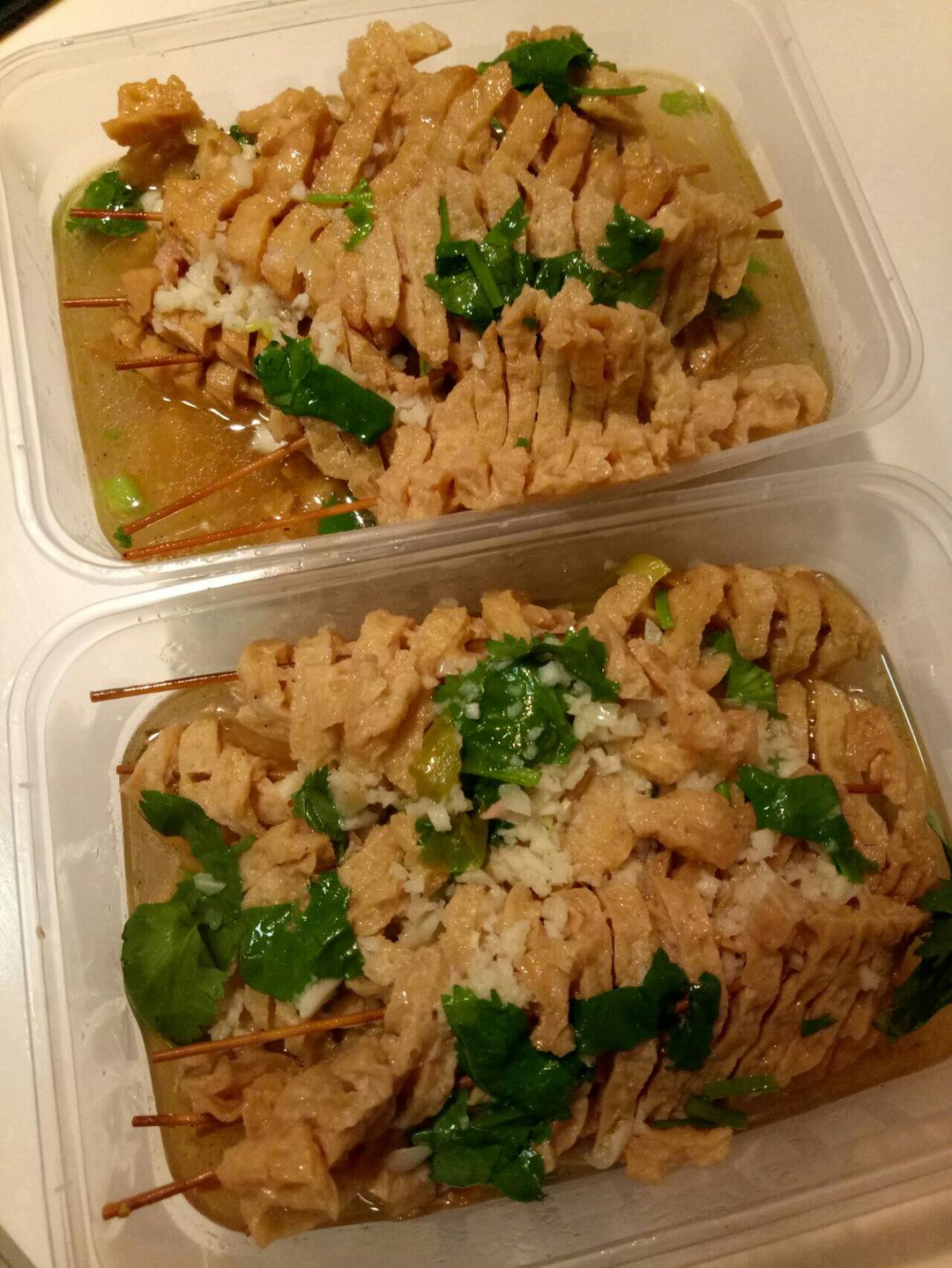 鸡汤豆腐串