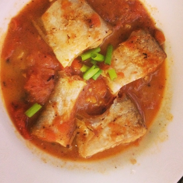 番茄炖鲅鱼（马鲛鱼）