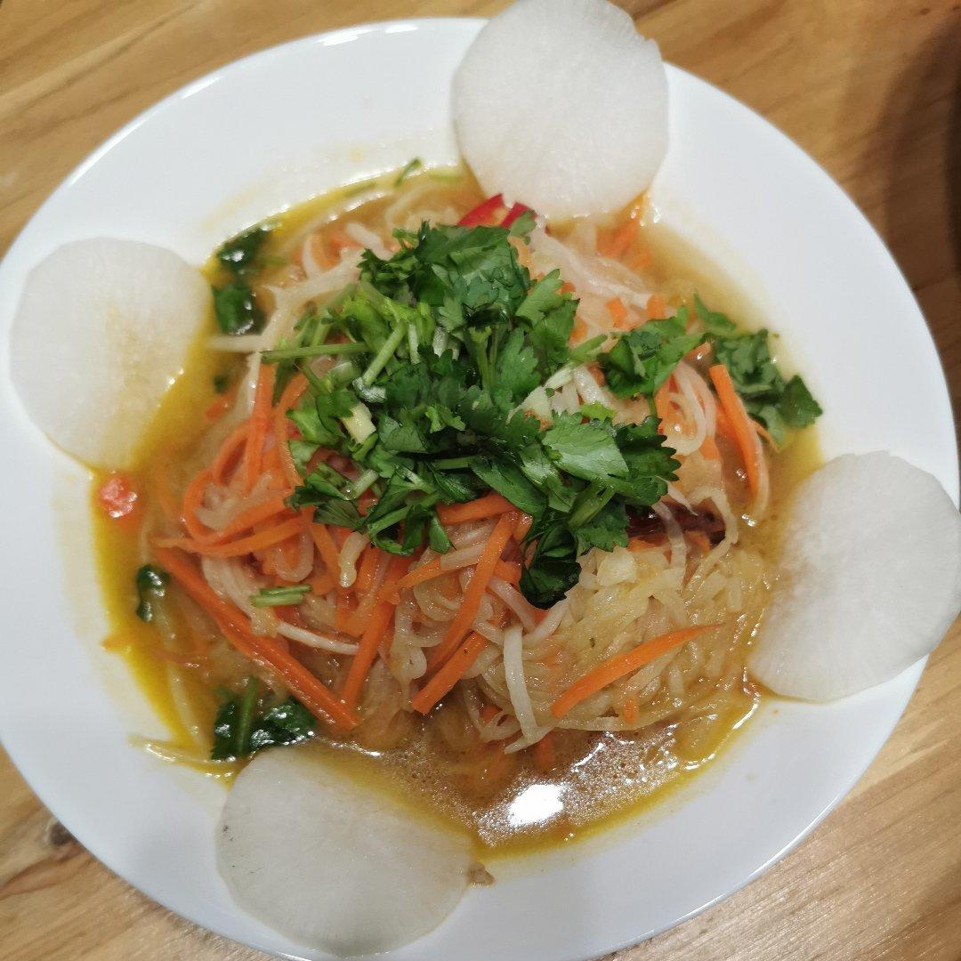 胡萝卜丝炒腊肉
