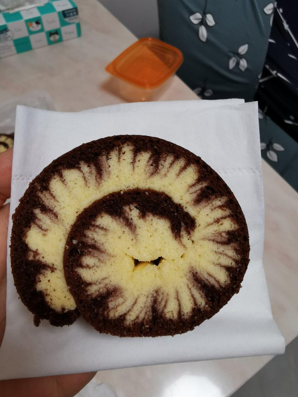 低糖低油🌟可可旋风蛋糕卷