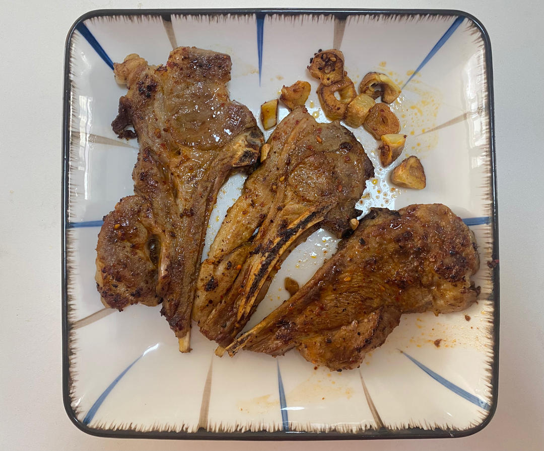 香嫩法式小羊排（油煎烤箱空气炸锅）