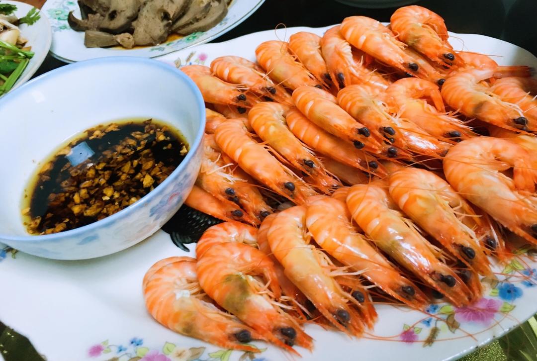 白灼斑节虾