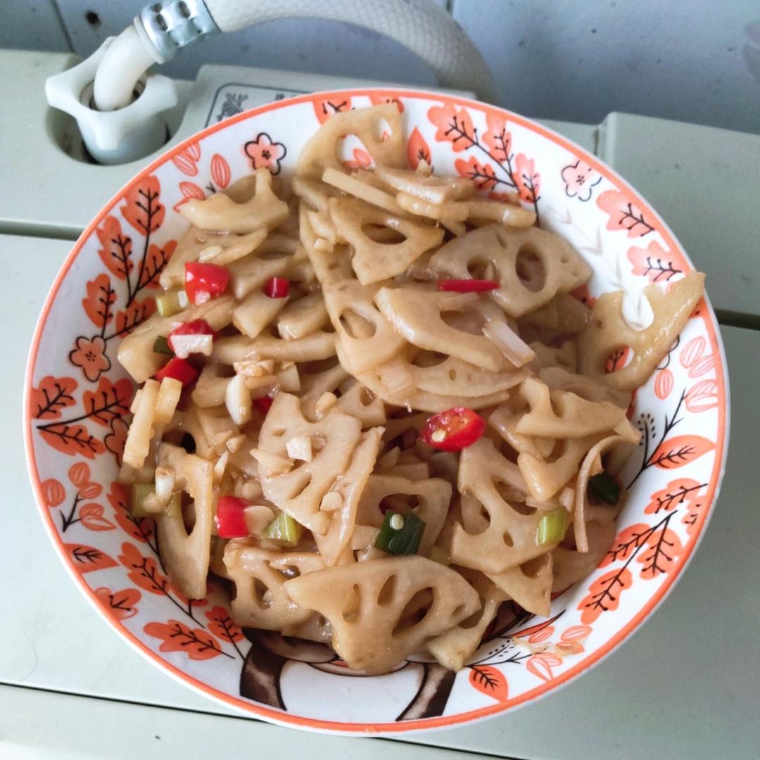 最简单味道惊艳的糖醋藕片