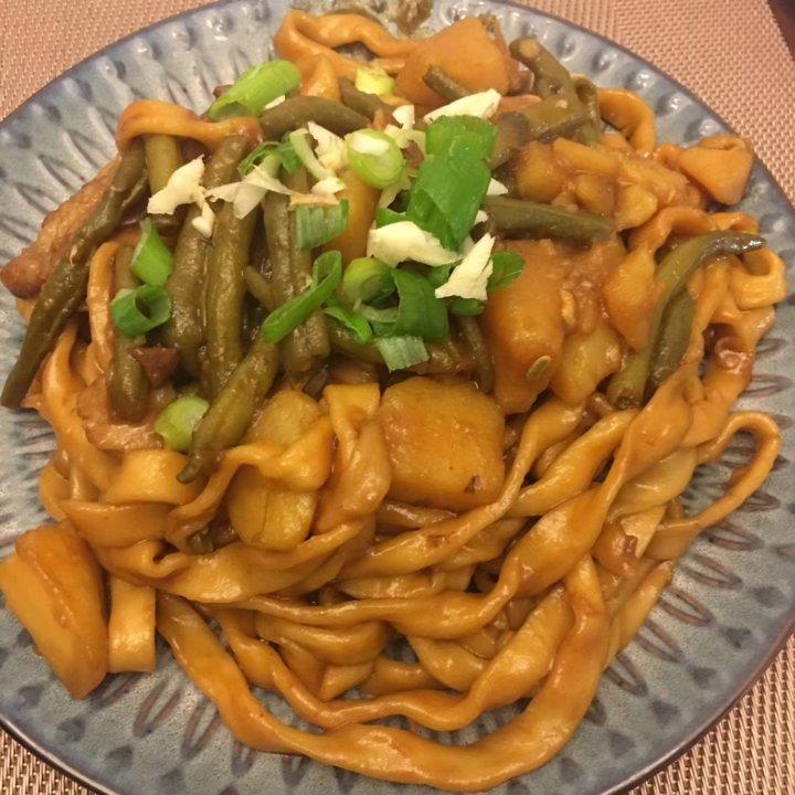 豆角焖面